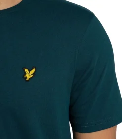 Heren Lyle & Scott Effen T-Shirt Met Logo