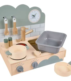 houten speelkeuken - compacte meeneemkeuken voor kinderen Kinderen Speelgoed
