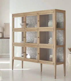 Tikamoon Eiken vitrinekast 160 Tana