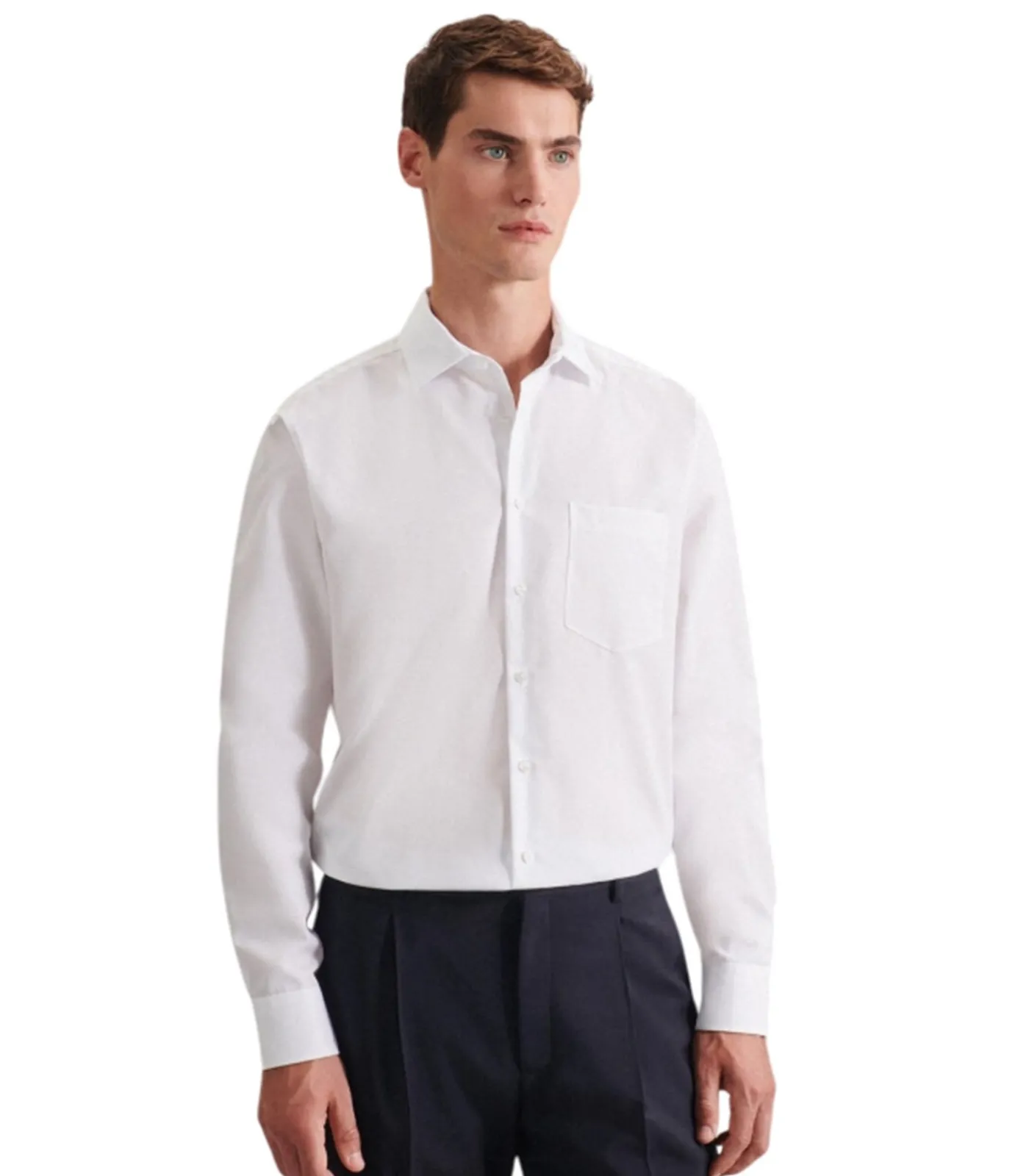 Sale ELA - Shirt - Wit Heren Hemden