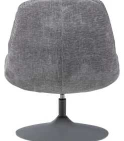 Best Elvi Draaifauteuil - Chenille Structuur - Lichtgrijs - 81x73x84 Zetels