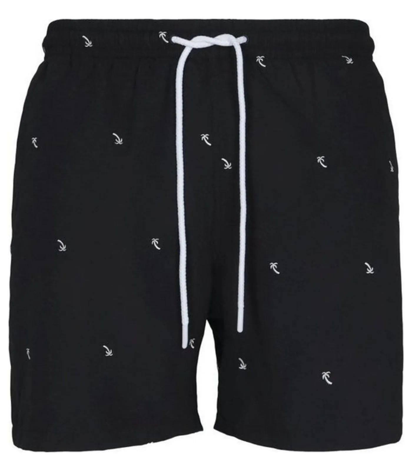 Heren Urban Classics EMBROIDERED - Zwembroek - Zwart