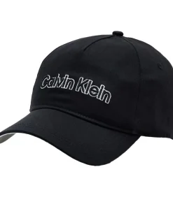 Heren Calvin Klein EMBROIDERED LOGO - Baseball Pet - Zwart