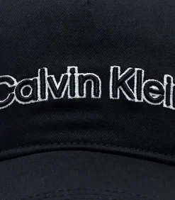 Heren Calvin Klein EMBROIDERED LOGO - Baseball Pet - Zwart