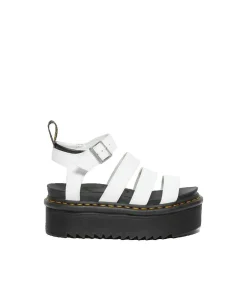 Heren Dr Martens Enkellaarzen Dr. Martens Blaire Quad Hydro wit