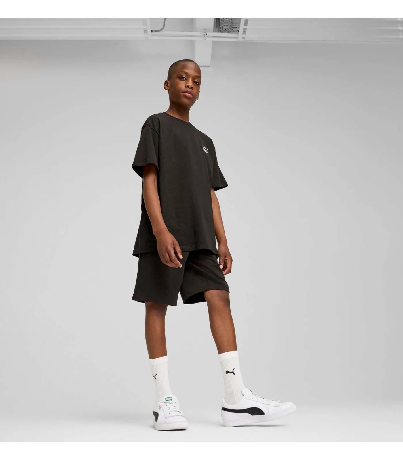 Kinderen PUMA Ess No. 1 Logo Jersey Shorts B