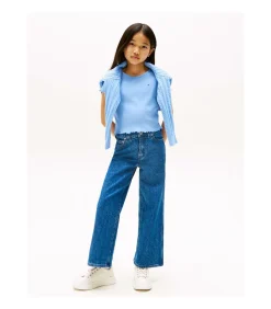 Kinderen Tommy Hilfiger Essential Rib Top Ss