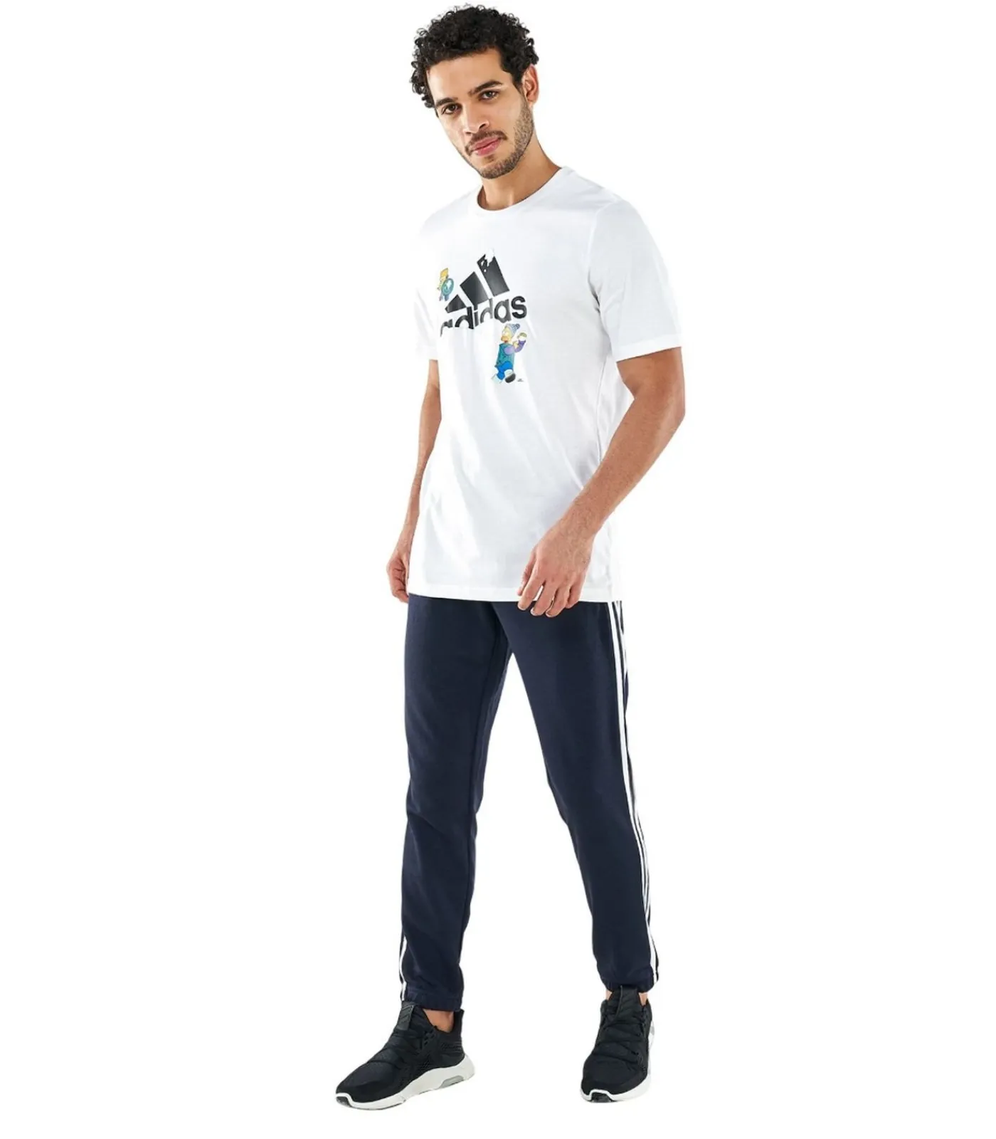ESSENTIALS - Joggingbroek - Marineblauw Heren Sportkledij