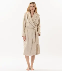 New ESSENTIEL H61B pluche flanellen badjas DAMES Badjassen