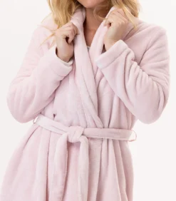 DAMES LE CHAT ESSENTIEL H61B pluche flanellen badjas