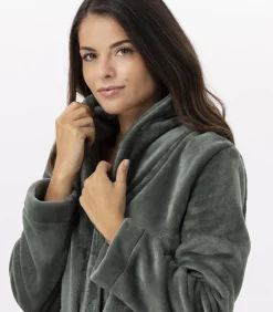 DAMES LE CHAT ESSENTIEL H51B pluche flanellen kamerjas