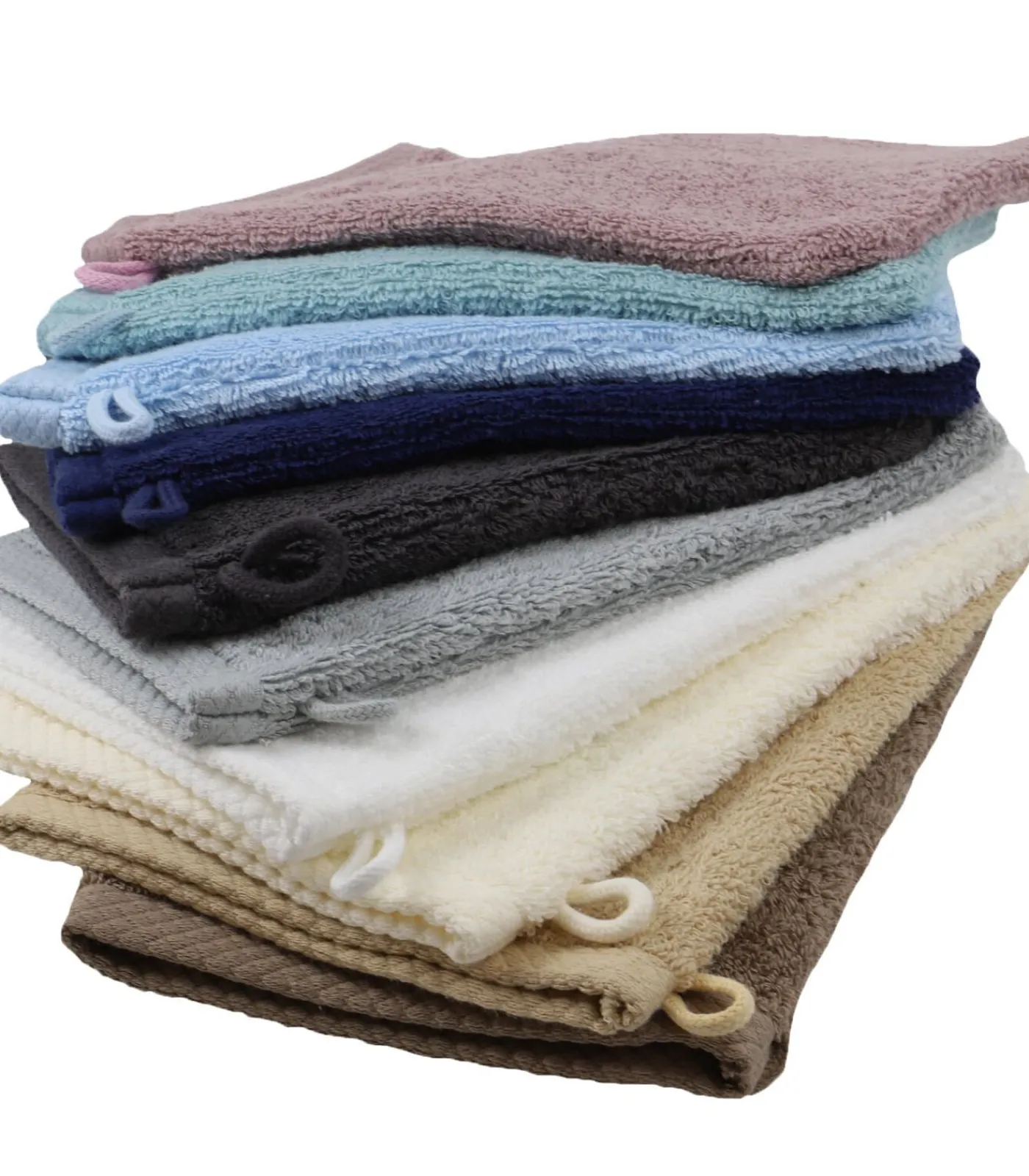 Best ESSENTIELLE - Set van 3 badstof washandjes 600gr Washandjes