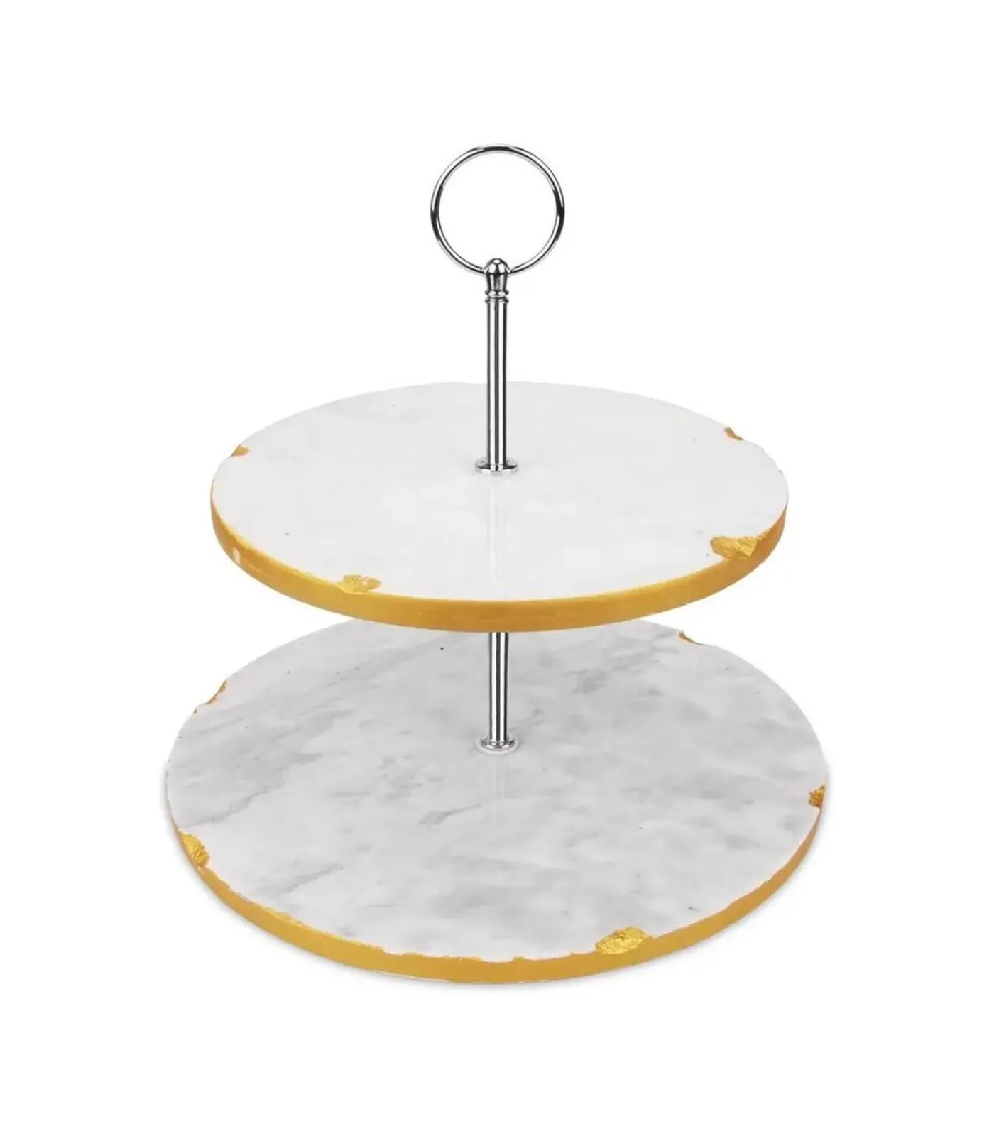 Jay Hill Etagere Marmer Goud 2-Laags