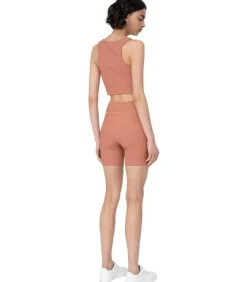 Online F041 - Korte Broek - Bruin DAMES Broeken & Shorts