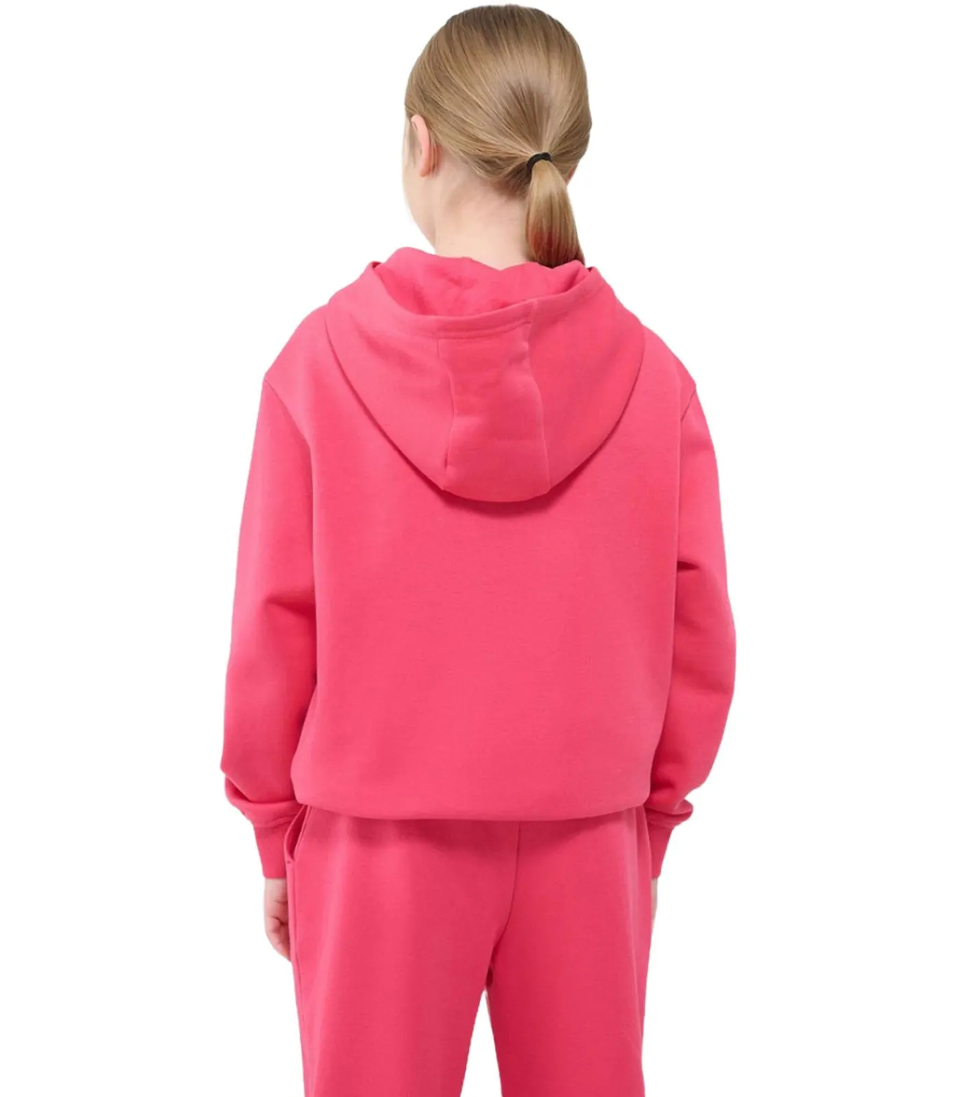 Discount F1854 - Trui met kap - Roze Kinderen Truien & Cardigans