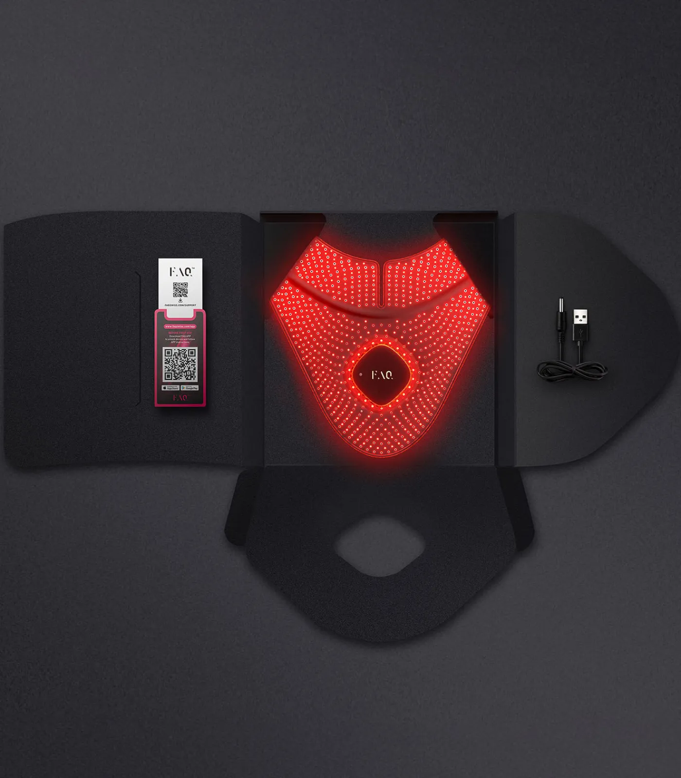 Discount 211 Anti-aging LED-masker voor nek en decolleté Gezichtsverzorgings Accessoires