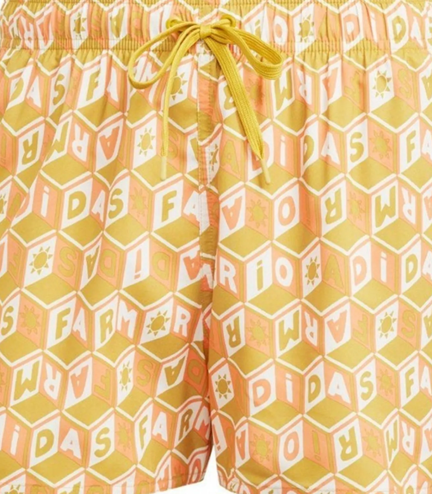 Heren Adidas FARM RIO - Zwembroek - Geel