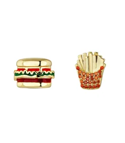 Heren Earcandy FAST FOOD ASYMMETRISCHE OORBELLEN