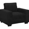 vidaXL Fauteuil 60 cm fluweel zwart