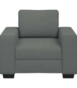 Online Fauteuil 60 cm stof donkergrijs Zetels