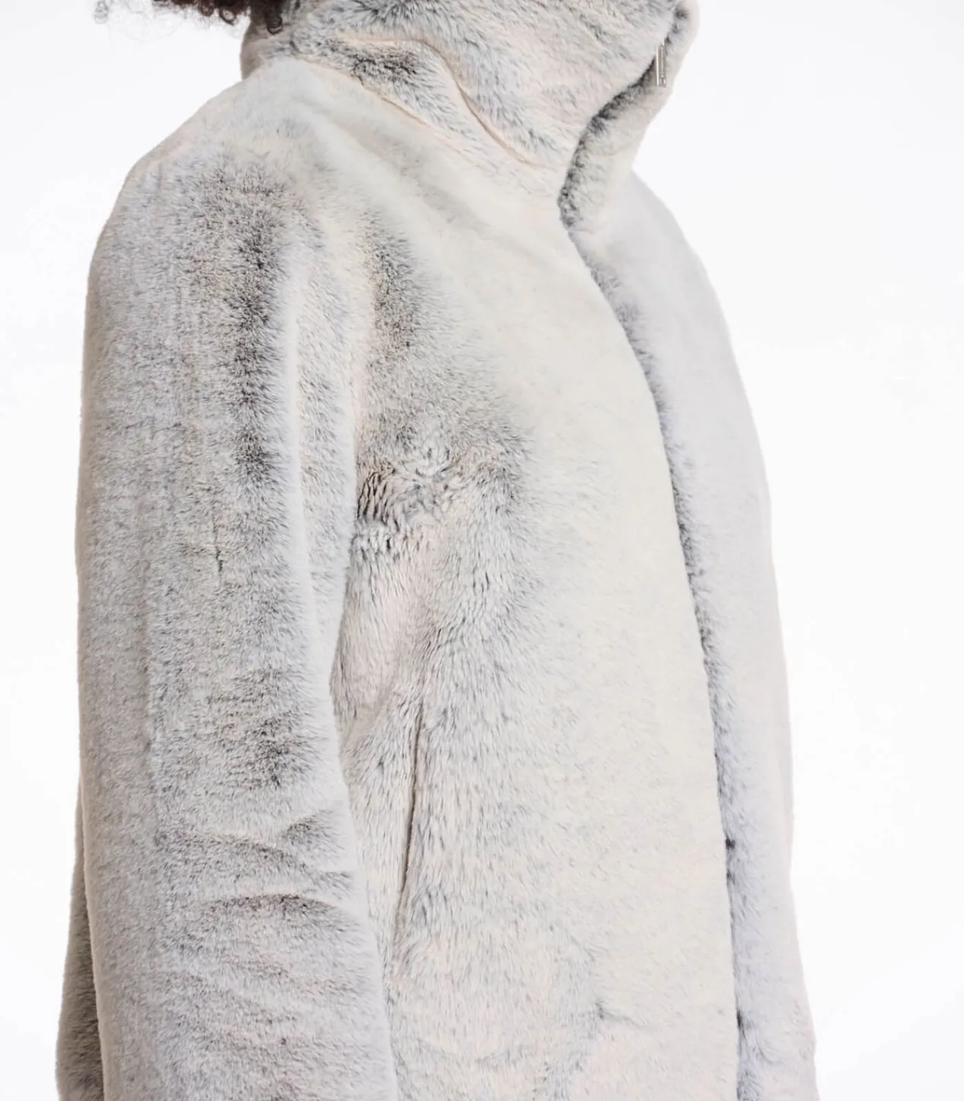 Sale Faux bontjas Natuurlijk afbreekbaar 42 DAMES Jassen