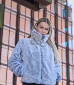 Sale Faux bontjas Natuurlijk afbreekbaar 42 DAMES Jassen