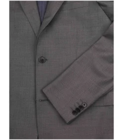 Heren Suitable Faux Uni Kostuum Wol Grijs