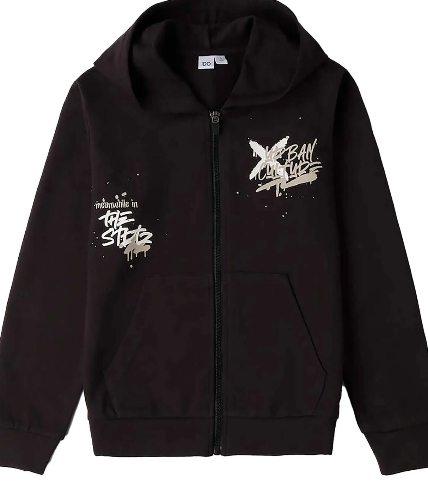 Kinderen IDO Felpa Aperta Ml Con Zip