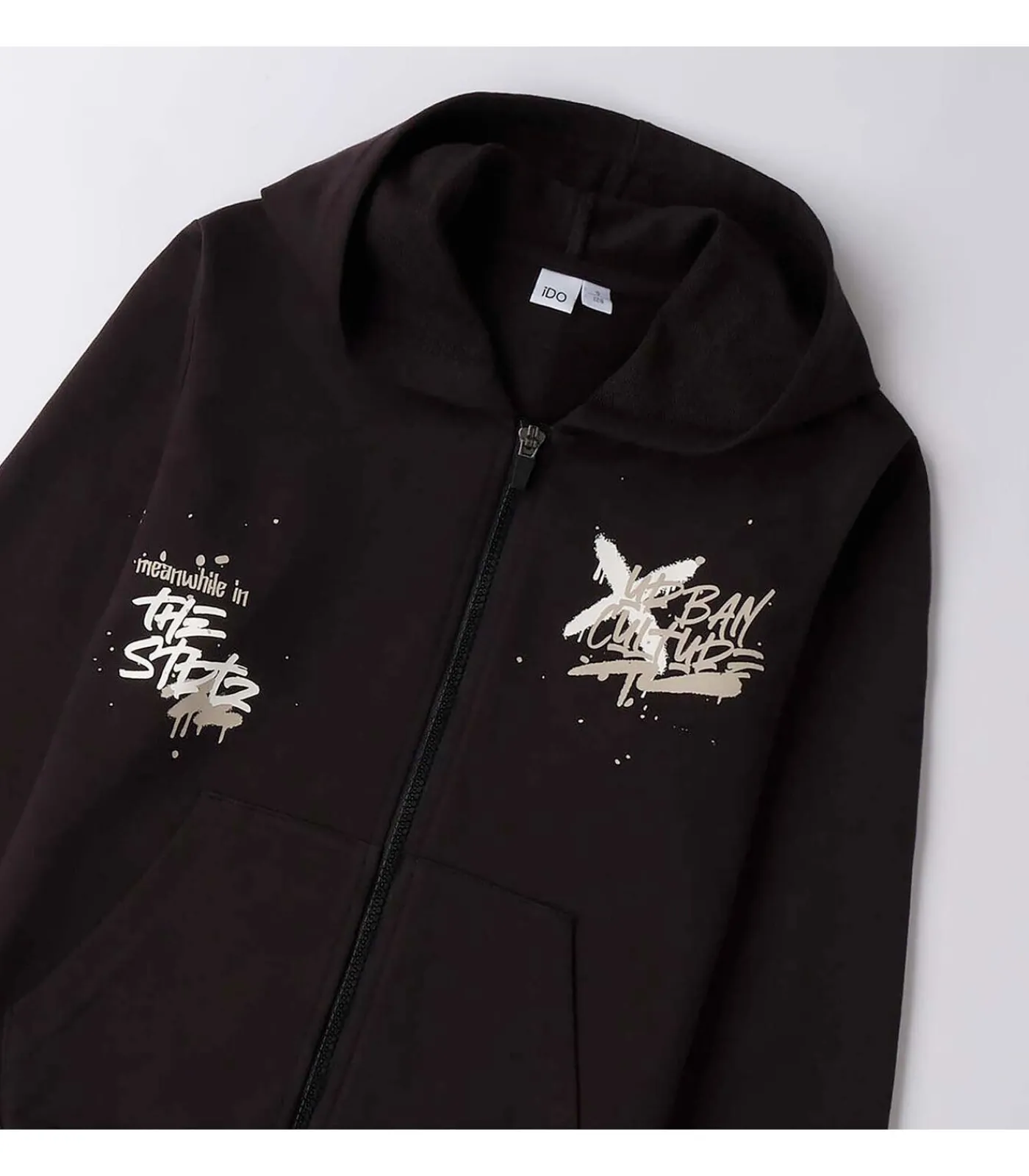 Kinderen IDO Felpa Aperta Ml Con Zip