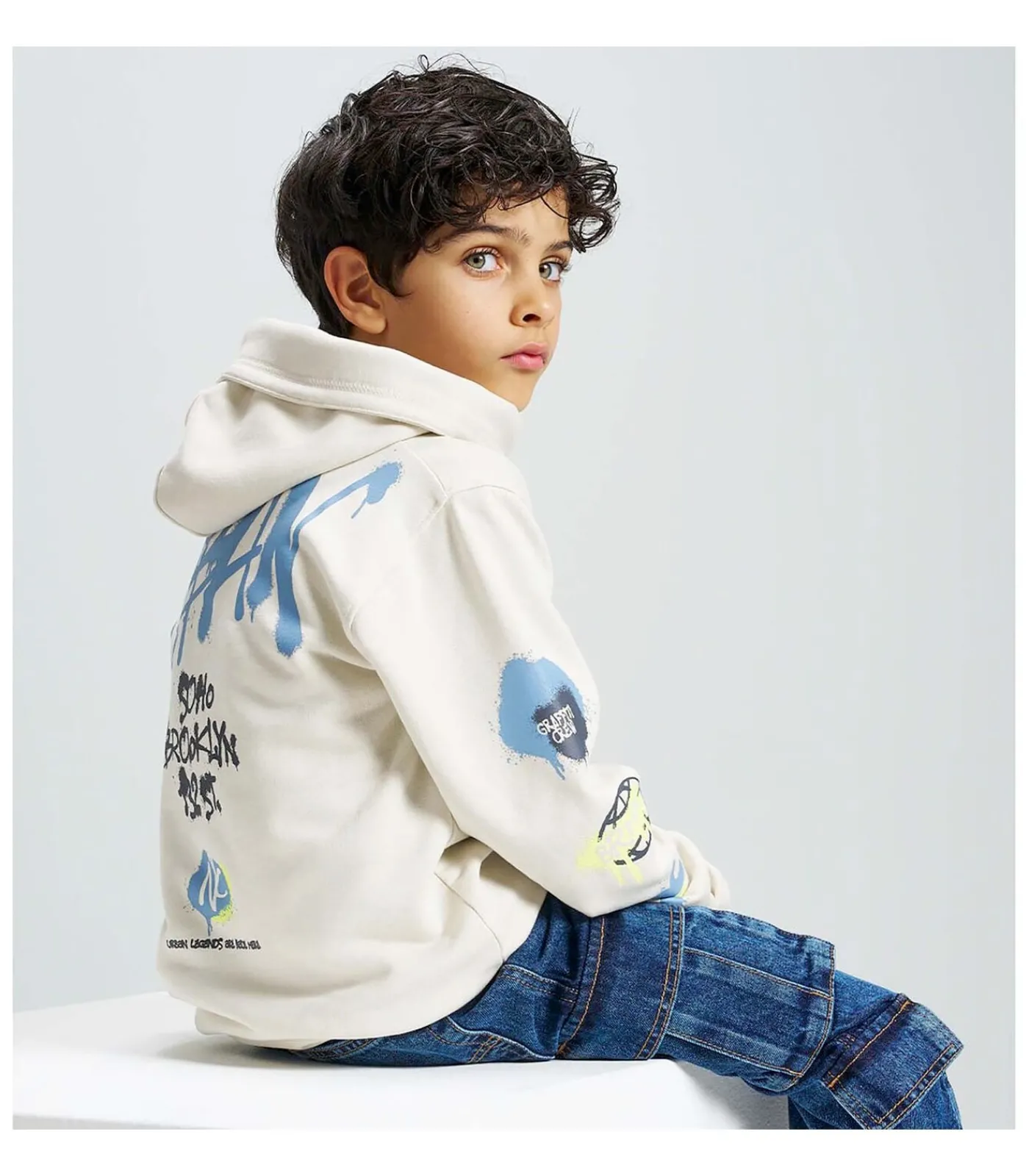 Outlet Felpa Chiusa Con O Senza Cappuccio Kinderen Truien & Vesten