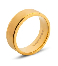 Outlet Fidget Ring - Spinner - Goud Kleurig - Staal Heren Ringen