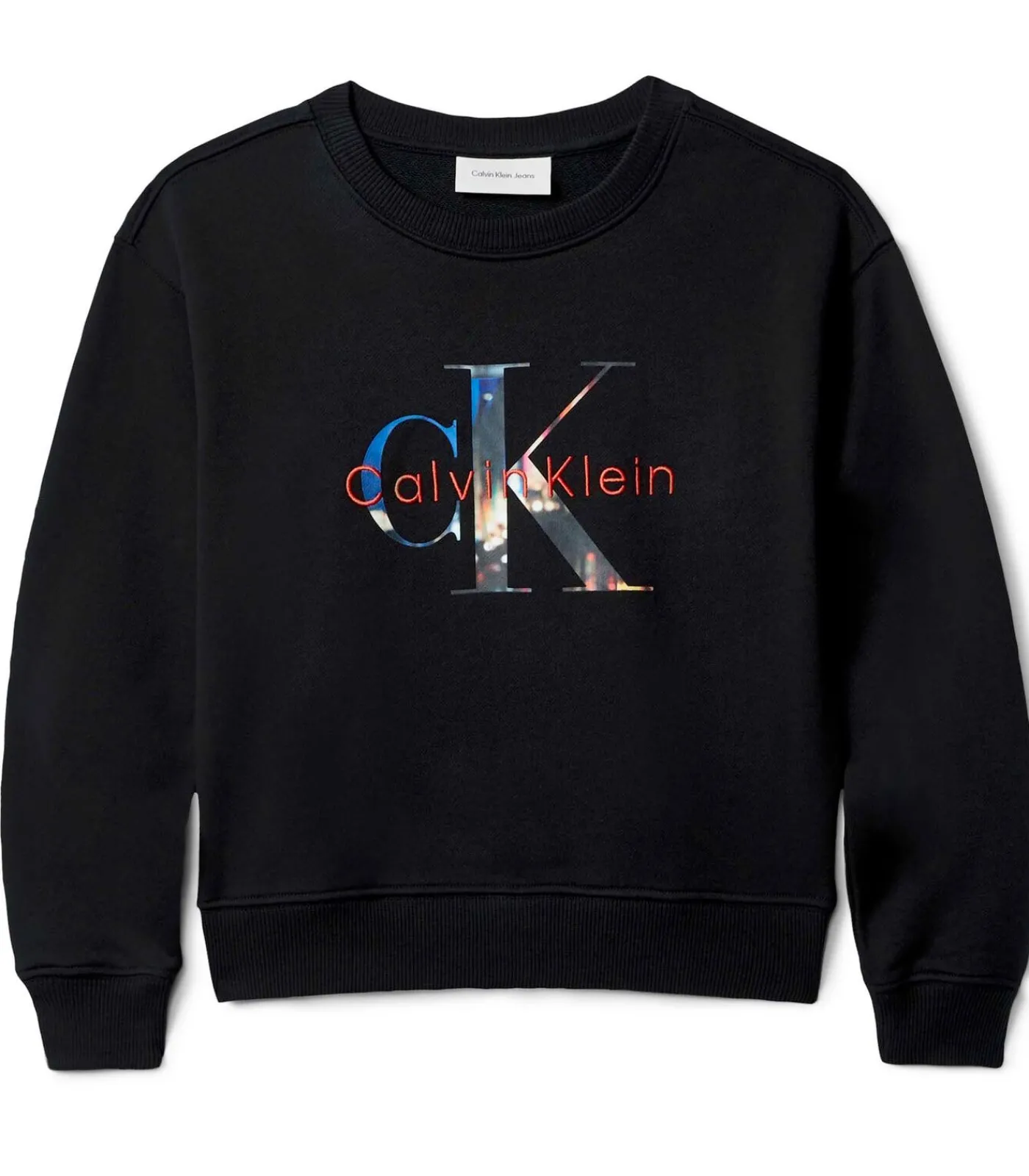 Kinderen Calvin Klein Filled-In Photo Fleece Mono Cn