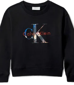 Kinderen Calvin Klein Filled-In Photo Fleece Mono Cn