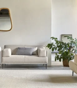 Hot Finn - Stoffen 2-3-zitsbank, ecru Zetels