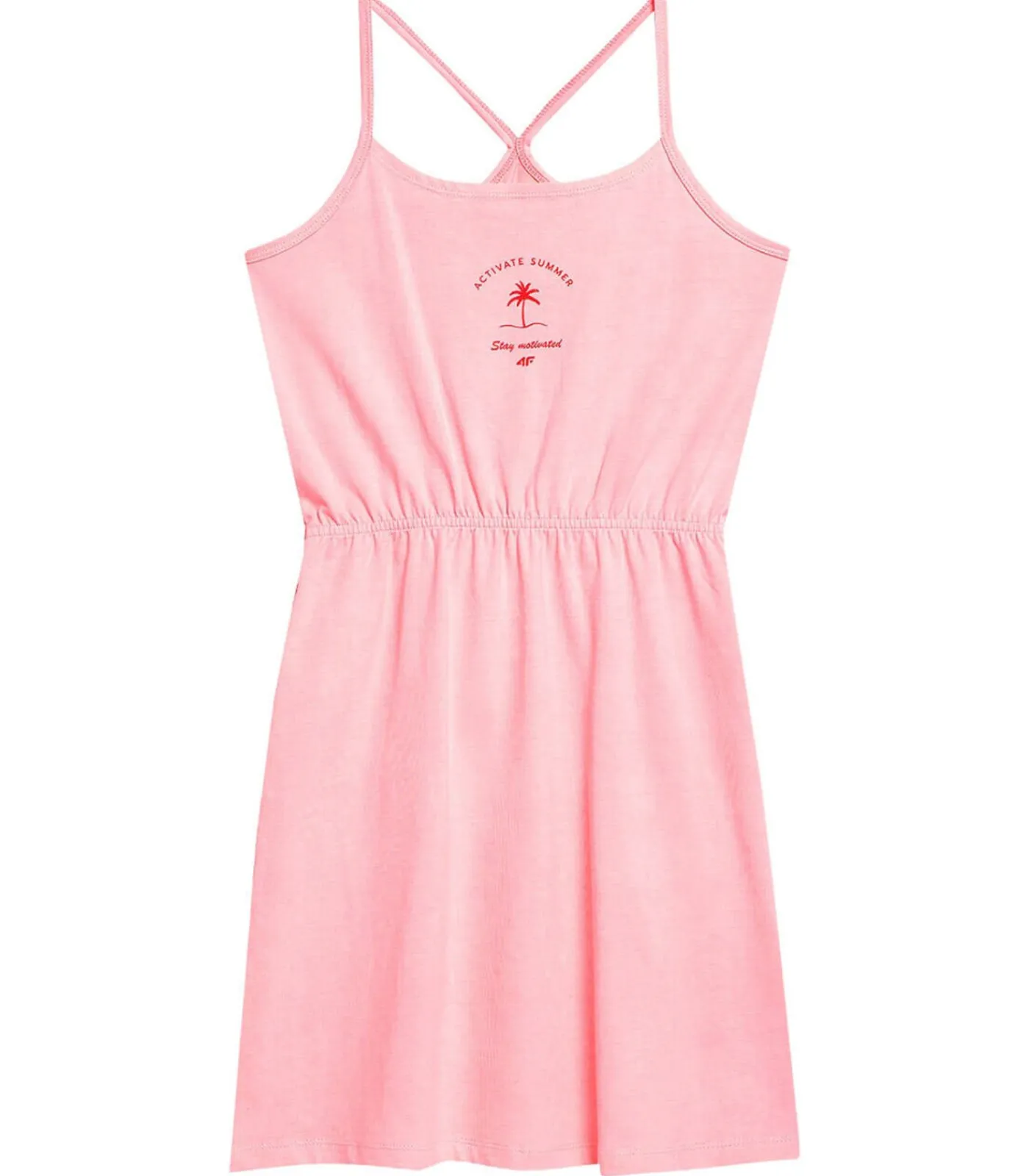 Kinderen 4F JSS23TDREF026 - Jurk - Roze