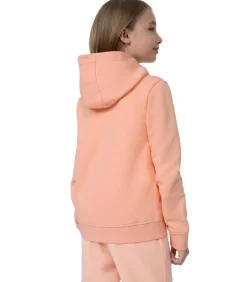 Kinderen 4F JSS23TSWSF216 - Trui met kap Met Volledige Ritssluiting - Roze