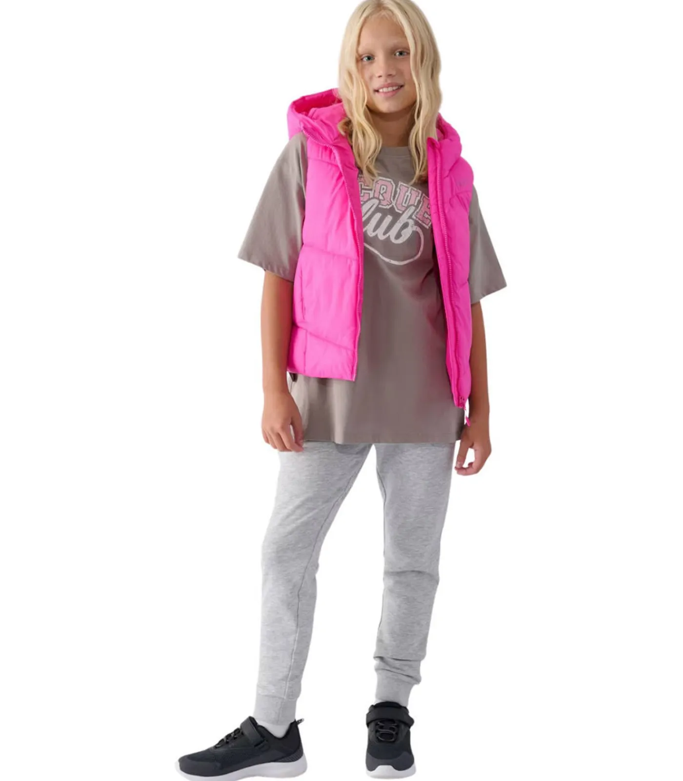 Kinderen 4F JWAW24TVJAF129 - Body Warmer - Roze
