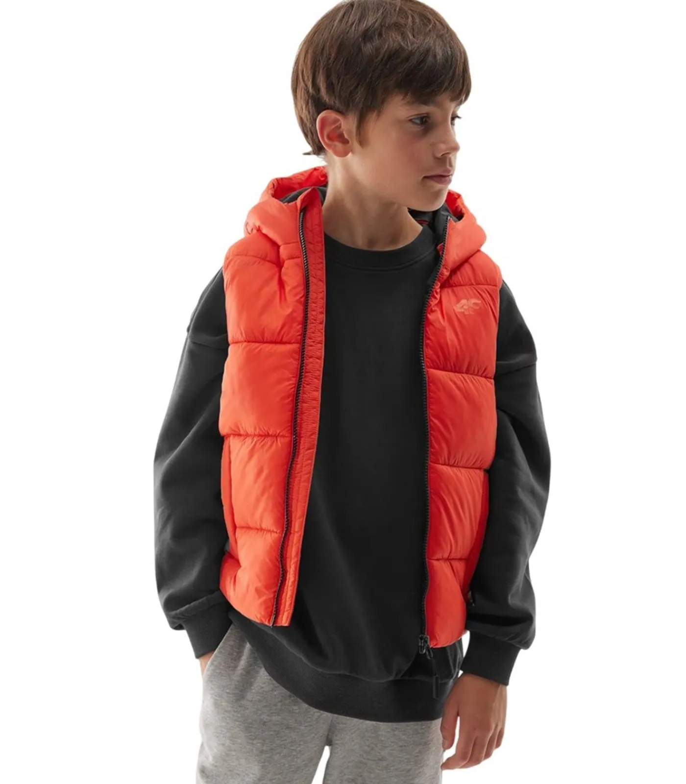 Kinderen 4F JWAW24TVJAM134 - Body Warmer - Rood