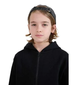 Clearance JWMM00TSWSM1859 - Trui met kap Met Volledige Ritssluiting - Zwart Kinderen Truien & Vesten