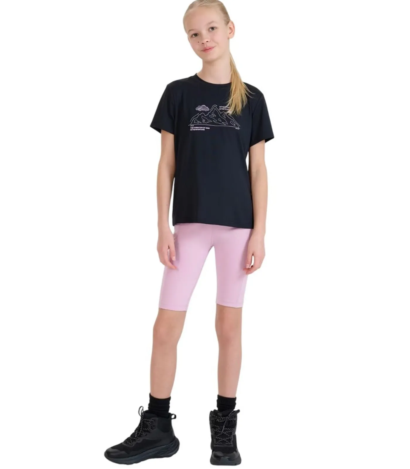Kinderen 4F JWSS25TFSHF0857 - Korte Broek - Roze
