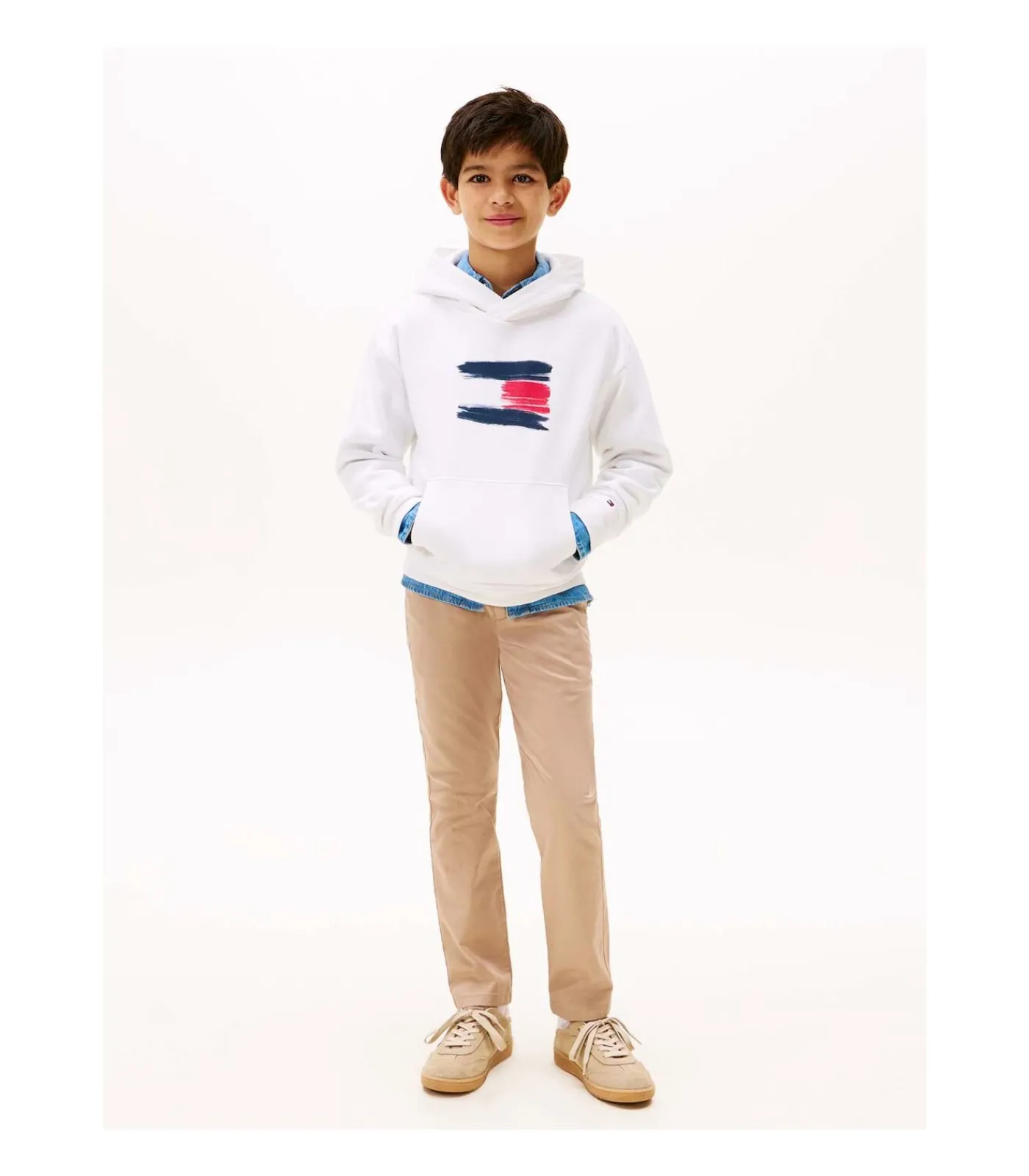 Kinderen Tommy Hilfiger Flag Hoodie
