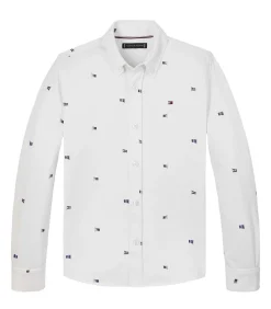 Sale Flags Printed Pique Reg Shirt Kinderen Hemden