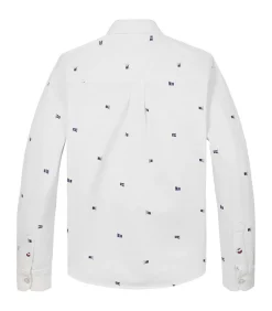 Sale Flags Printed Pique Reg Shirt Kinderen Hemden