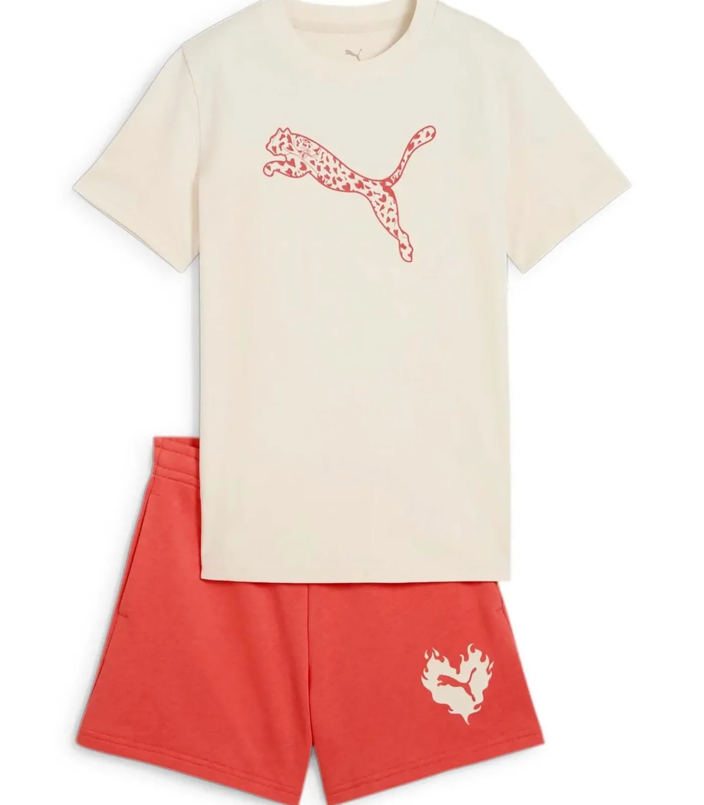 Best Flaming Love Tee And Shorts Set G Kinderen Tops