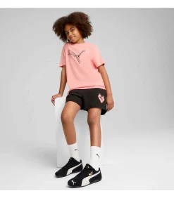 Kinderen PUMA Flaming Love Tee And Shorts Set G