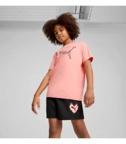 Kinderen PUMA Flaming Love Tee And Shorts Set G