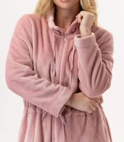 Best Flanellen jas met ritssluiting ESSENTIEL H53B DAMES Loungewear