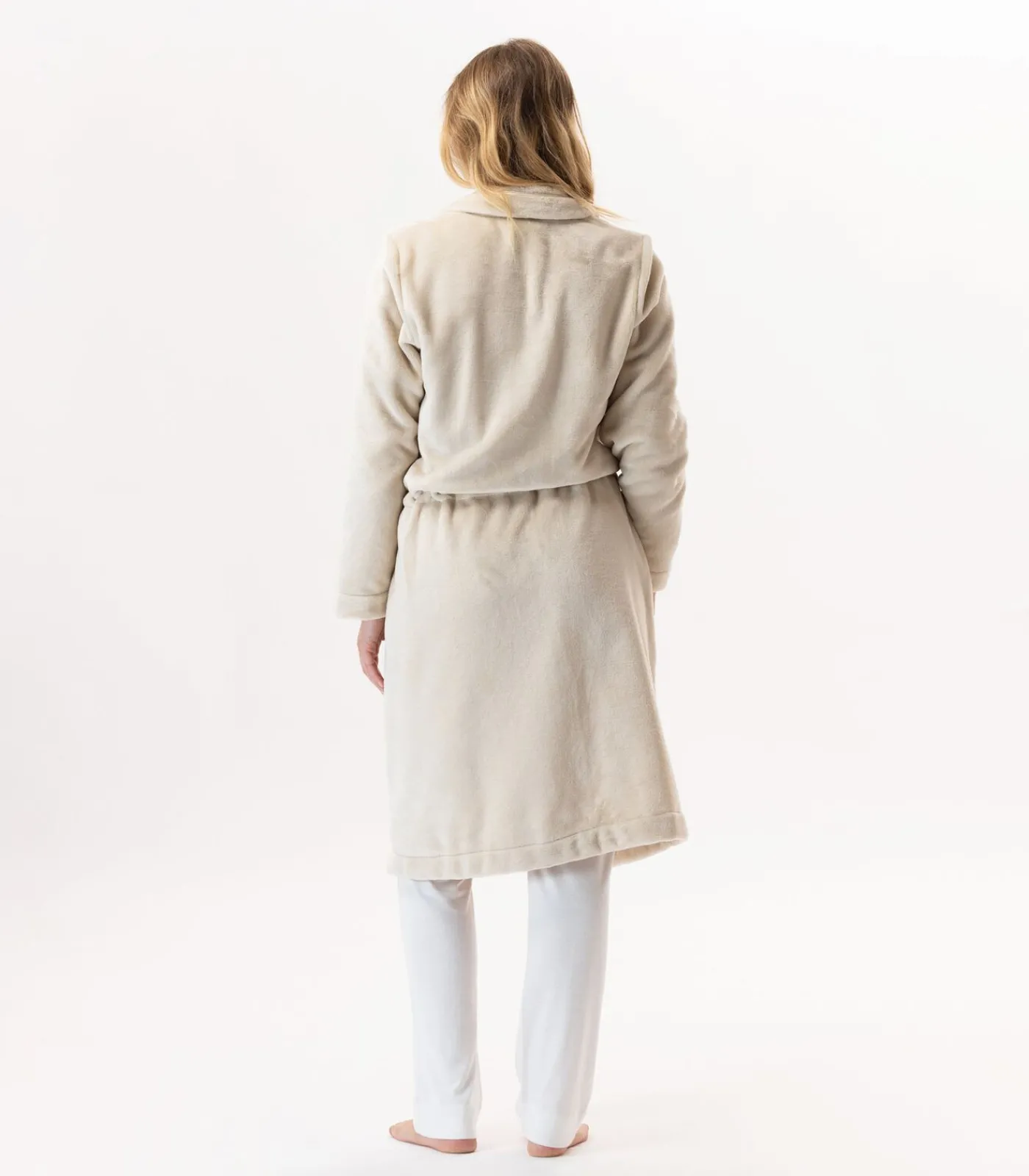 Online Flanellen jas met ritssluiting ESSENTIEL H53B DAMES Loungewear