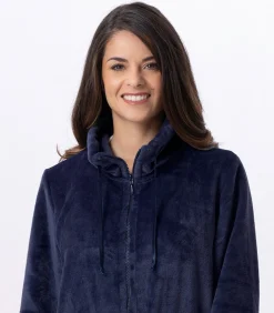 Online Flanellen jas met ritssluiting ESSENTIEL H53B DAMES Loungewear