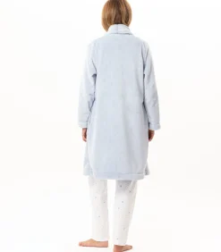 Best Flanellen pluche jas ESSENTIEL H55B DAMES Loungewear